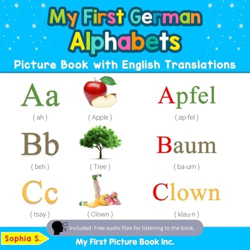 My First German Alphabets Picture Book with English Translations ...