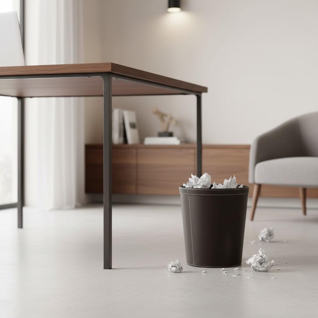 Osco BPUWB29 Luxus Faux Leder, Büromaterial-Bürobedarf, braun