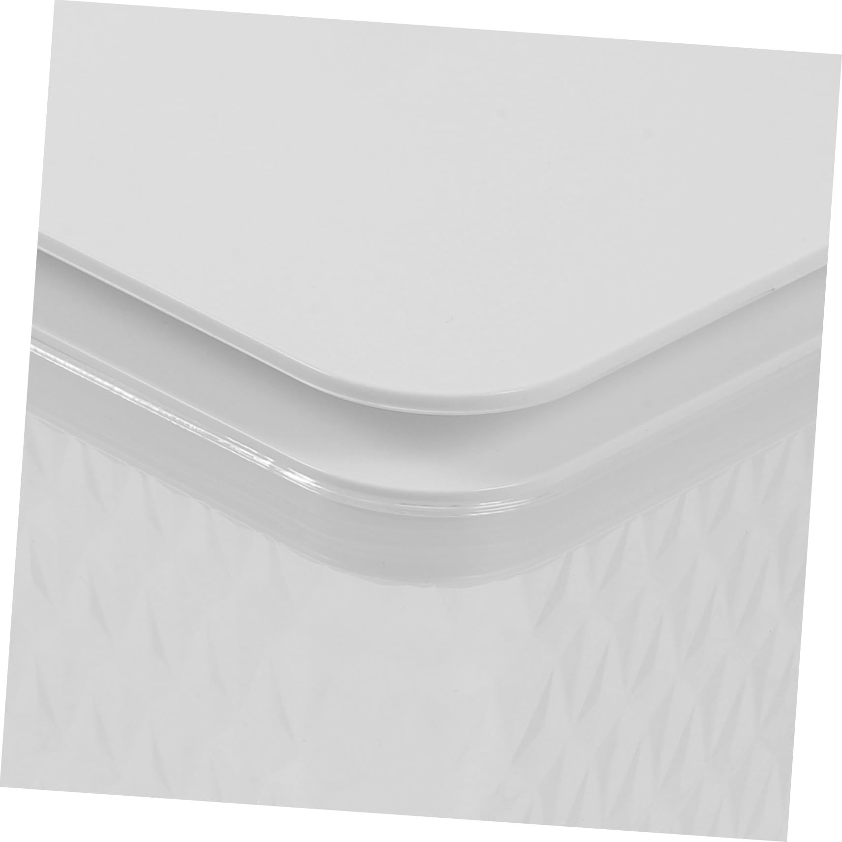 Caja para Toallitas Húmedas Rellenable Tapa, Compacta Plástico, Blanco