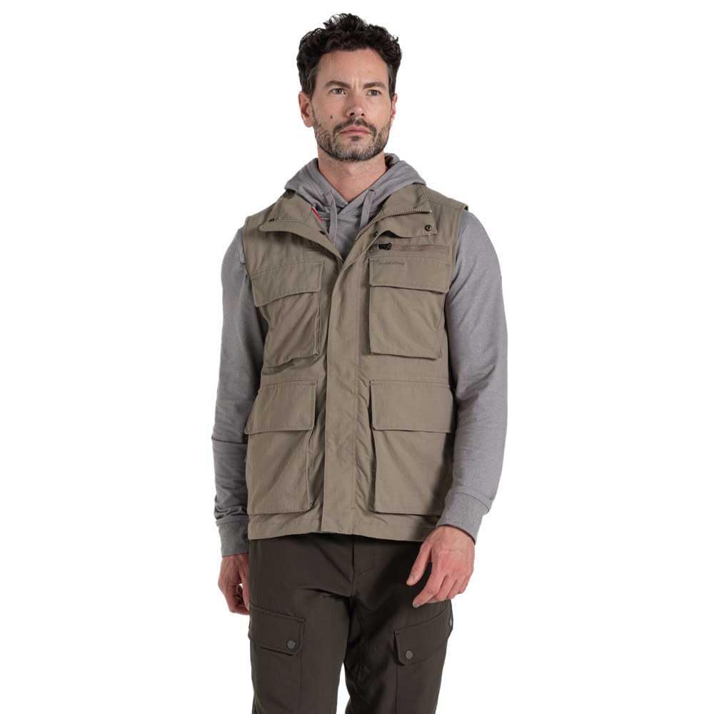 Craghoppers Mens Adventure IV NosiLife Gilet (XXL) (Pebble)