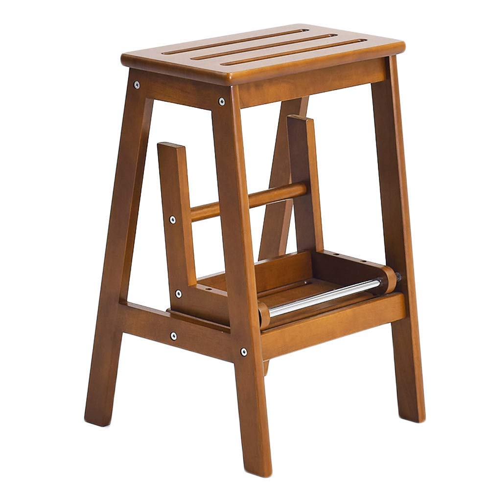 Tabouret escalade pliant DASHADAO en bois de caoutchouc pliable