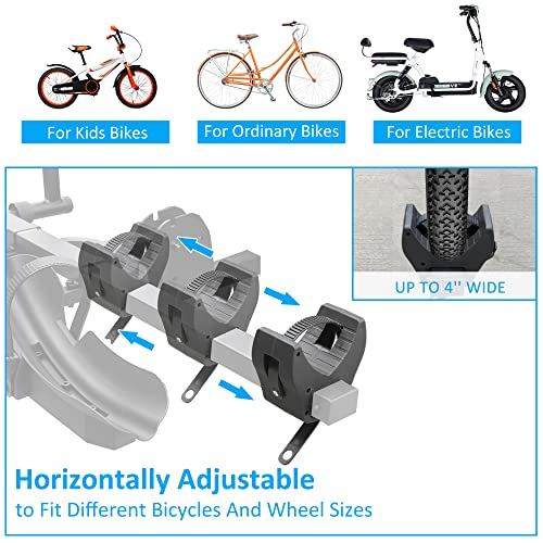 Platform Style Hitch Mount Bike Rack For Car Carries 2 Bikes Up To 4-Inch Fat Tire Carrier Rack 132 Lb Capacity Tray Style Smart Tilting Design For Suv, Truck, Rv And Minivans With 2" Hitch Receivers #TOP3