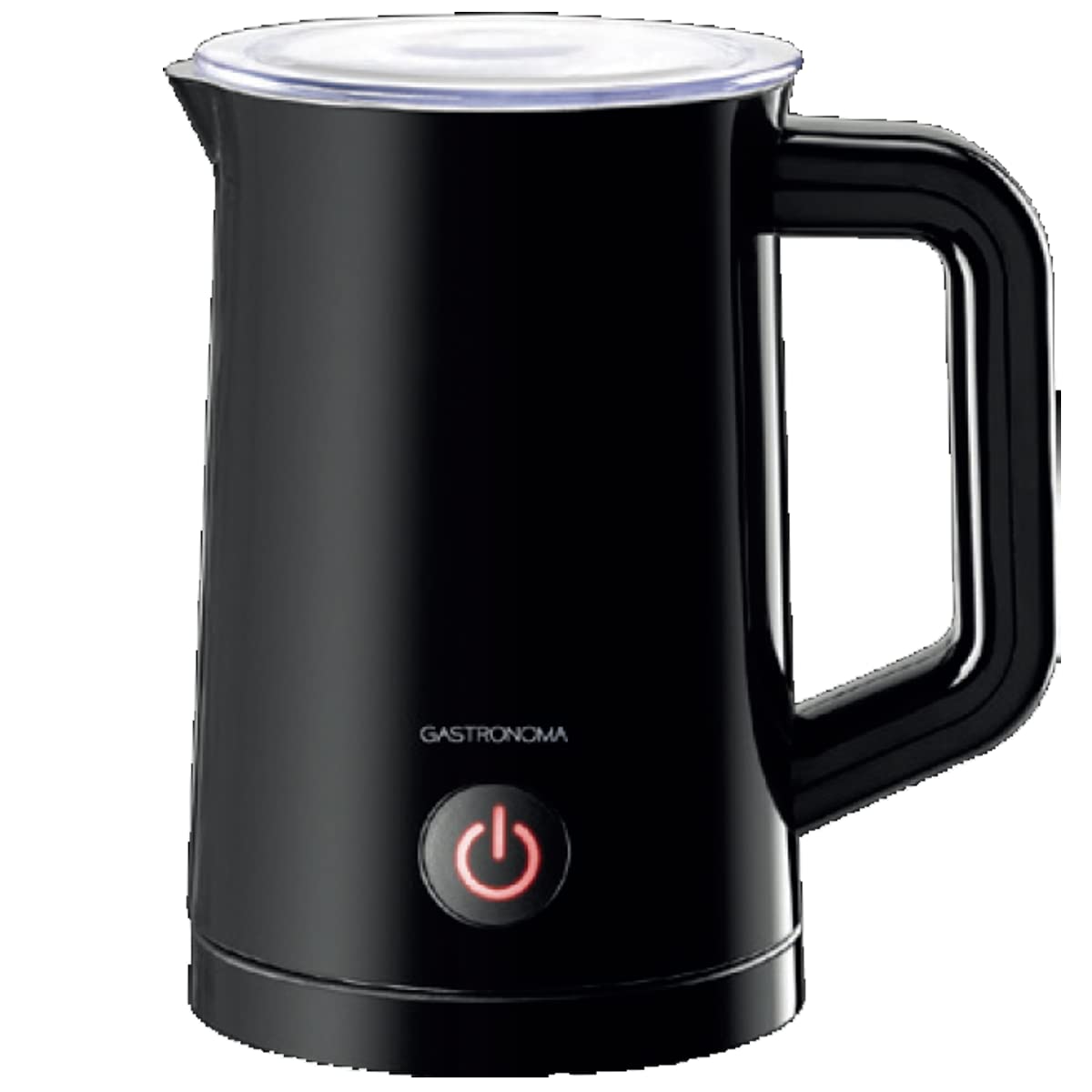 Gastronoma 18150003 - Espumador de leche eléctrico, 300 ml, alta capacidad, de acero inoxidable, 3 en 1, para espuma de leche caliente y fría, chocolate caliente, recipiente de leche inalámbrico