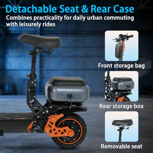 WPooee Electric Scooter with Seat