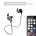Foot Forward Bluetooth Headphones Wireless 4.1 Earbuds Stereo Earphones Headset, Secure Form Fit for Sports & Running with Built-in Mic