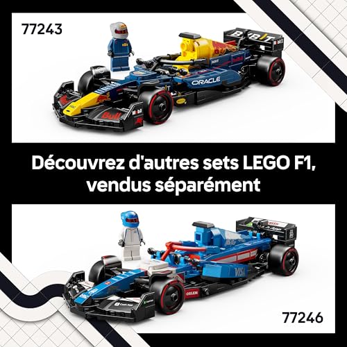 LEGO Speed Champions Voiture F1 Oracle Red Bull Racing RB20 - Voiture de Course de Formule 1 pour Adulte - Inclut Une minifigurine Collector de Pilote - Cadeau pour Fans de Sport Automobile 77243