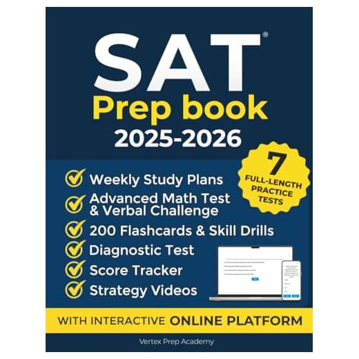 Comprehensive SAT Prep Book with Practice Tests