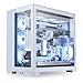 Lian Li LI PC-O11 Dynamic EVO Snow White ATX Full Tower Gaming Computer Case - O11DEW
