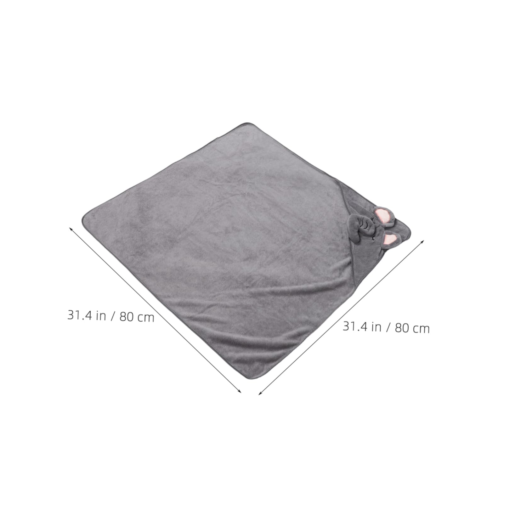 CIYODO 2pcs Baby Hooded Towels: Soft Toddler Bath Blanket Cute and Cartoon Embroidery Large Size for Boys and Girls for Bath Time