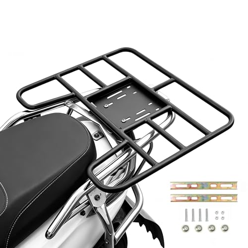Mokuo Motorcycle Scooter Delivery Rack 43x53cm Heavy Iron