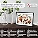 FRAMEO Digital Picture Frame - ELIME 10.1 Inch WiFi Digital Photo Frame with 16GB Storage, 1280x800 IPS Touch Screen, Auto-Rotate, Wall Mountable - Virtual Photo Frame - Aluminum Frame Housing