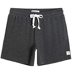 maamgic Mens Athletic Gym Shorts 5.5″ Elastic Waist Casual Pajama Pocket Jogger Men Workout Short Pants