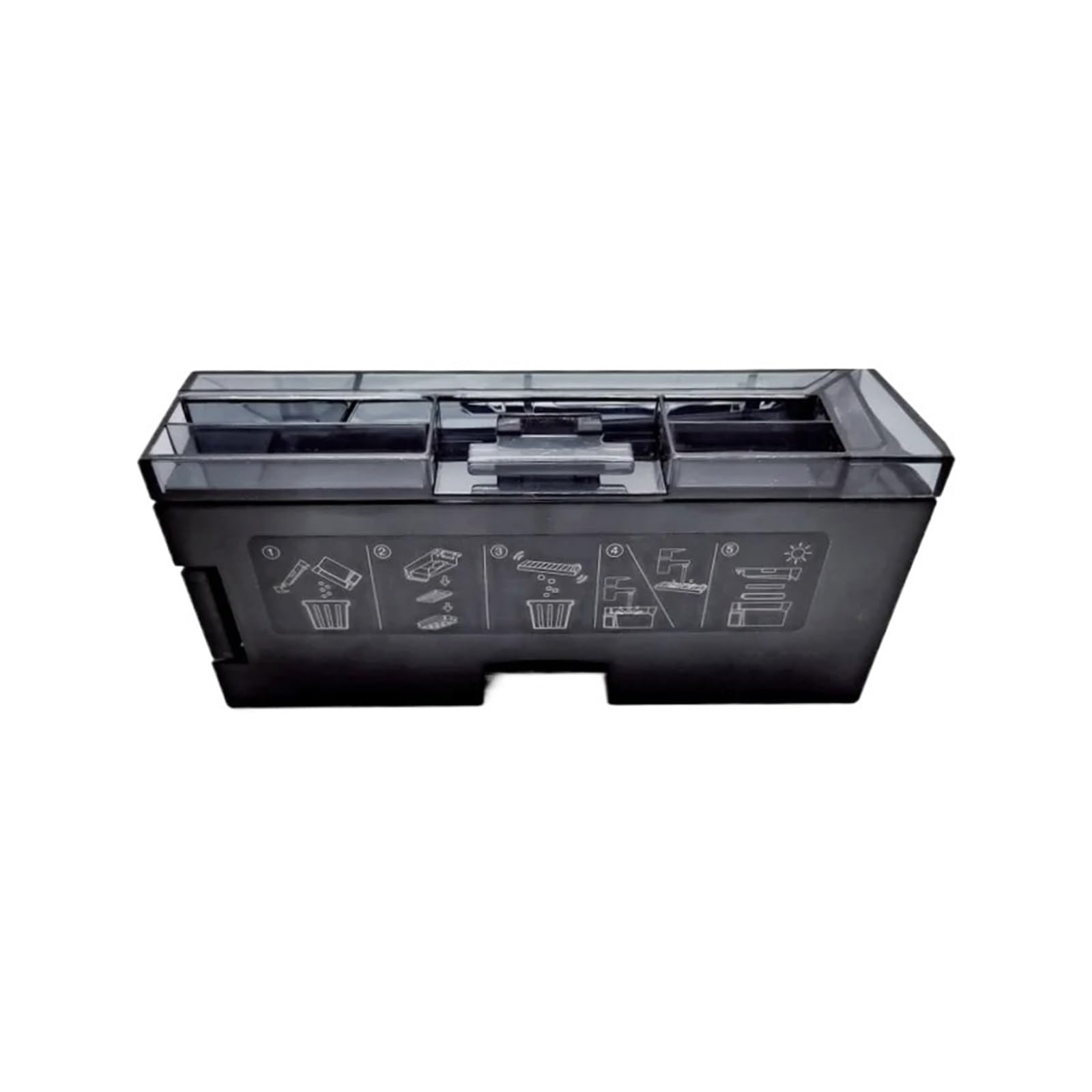 UKDNAEUF Compatible for Deebot X8 Pro/X8 Pro Plus/T80. Robot Vacuum Cleaner Dust Box Accessories Dustbin Trash Can Spare Parts