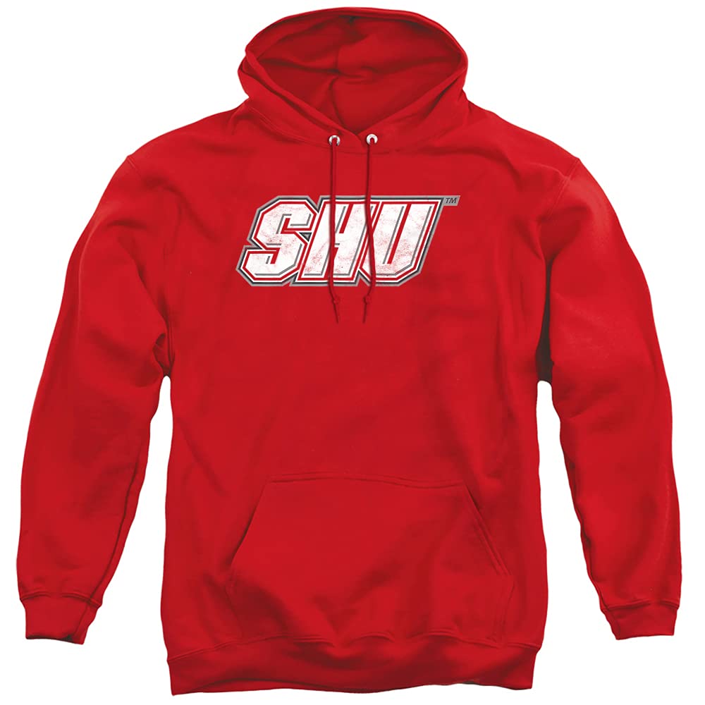 LOGOVISION Official Collegiate Distressed Primary Logo Adult Pullover Hoodie Collection — view 51