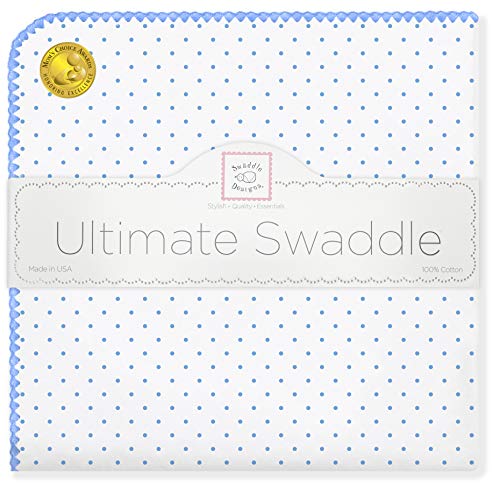 SwaddleDesigns Large Receiving Blanket, Ultimate...