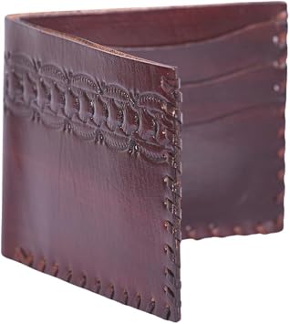 Mens Leather Wallet | Handmade Leather Slim Wallet | Full-Grain Leather in Dark Brown | Perfect Gift for Men | Vintage Design Wallets | USA Stock