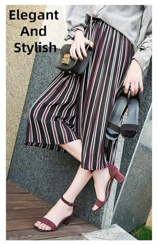 Women's High Heel Sandals 2.8IN Chunky Block Heels Open Toe Ankle Strap Pump Shoes For Wedding Party3