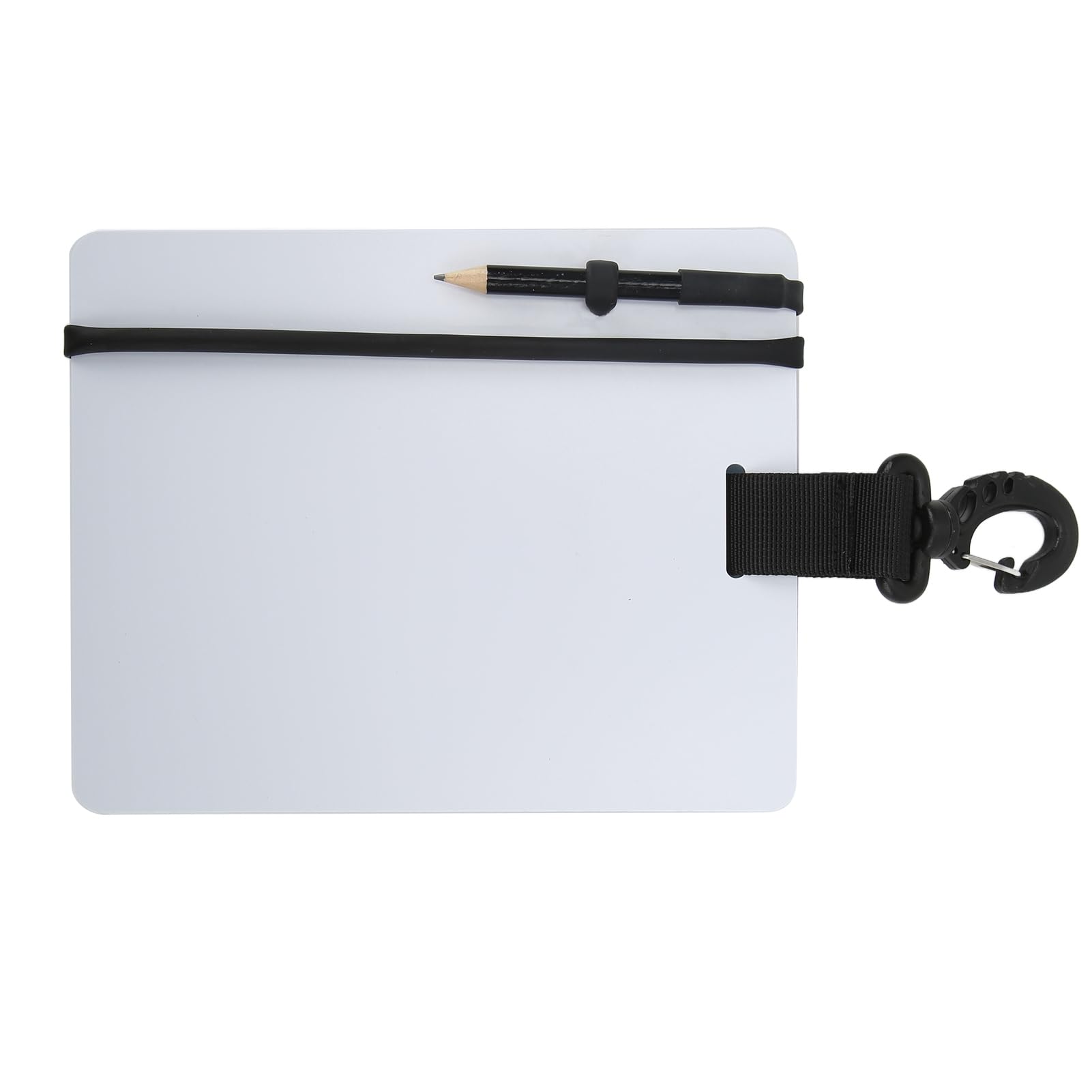 Diving Writing Board, Underwater Dive Slate with Pencil, Durable Writing Surface Wrist Writing Dive Slate for Scuba Diving Communication