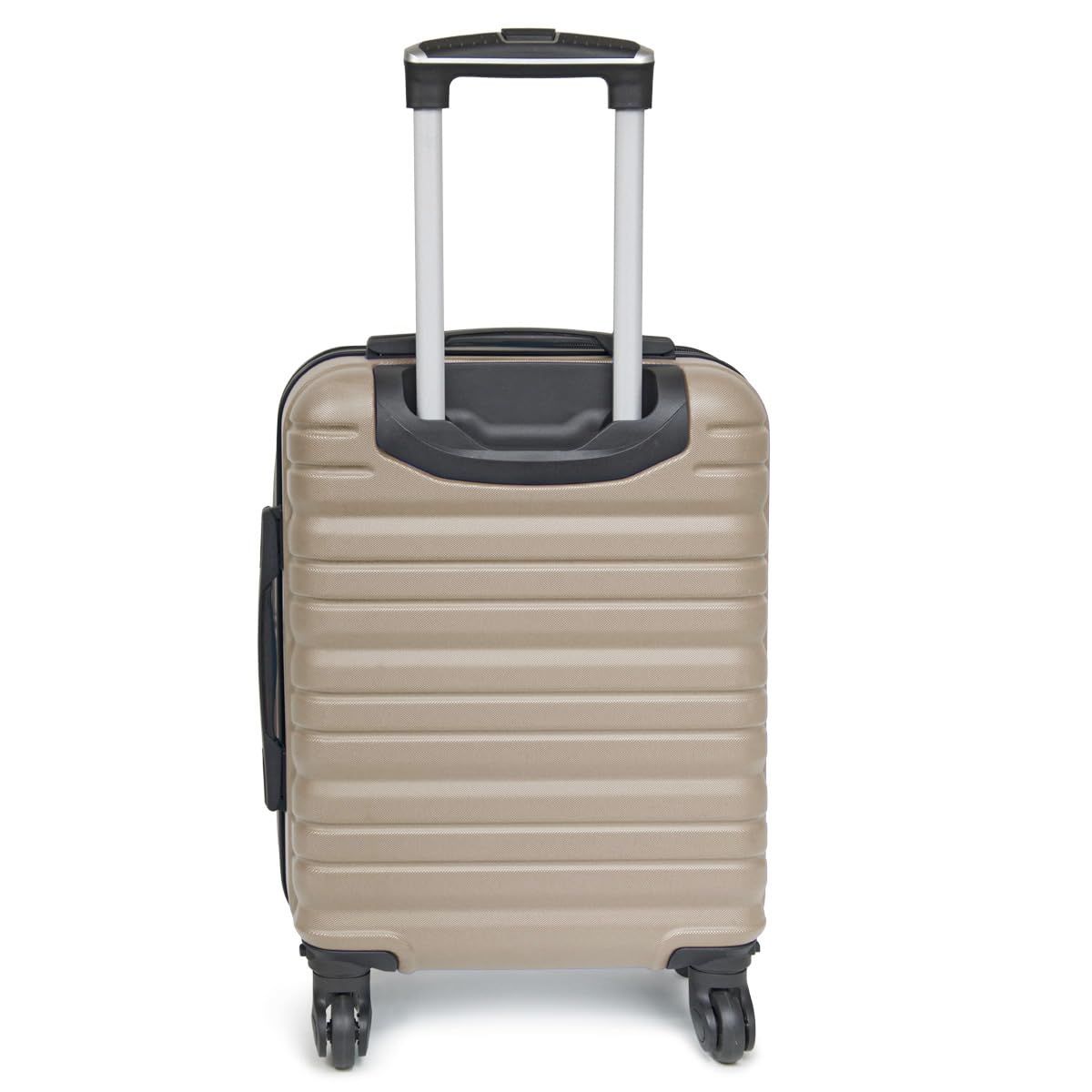 KINSTON Valigia Cabina per EasyJet 4 Ruote Rimovibili Dimensione LowCost - Bagaglio a Mano Leggero e Resistente, Ruote Girevoli Smontabili - Champagne