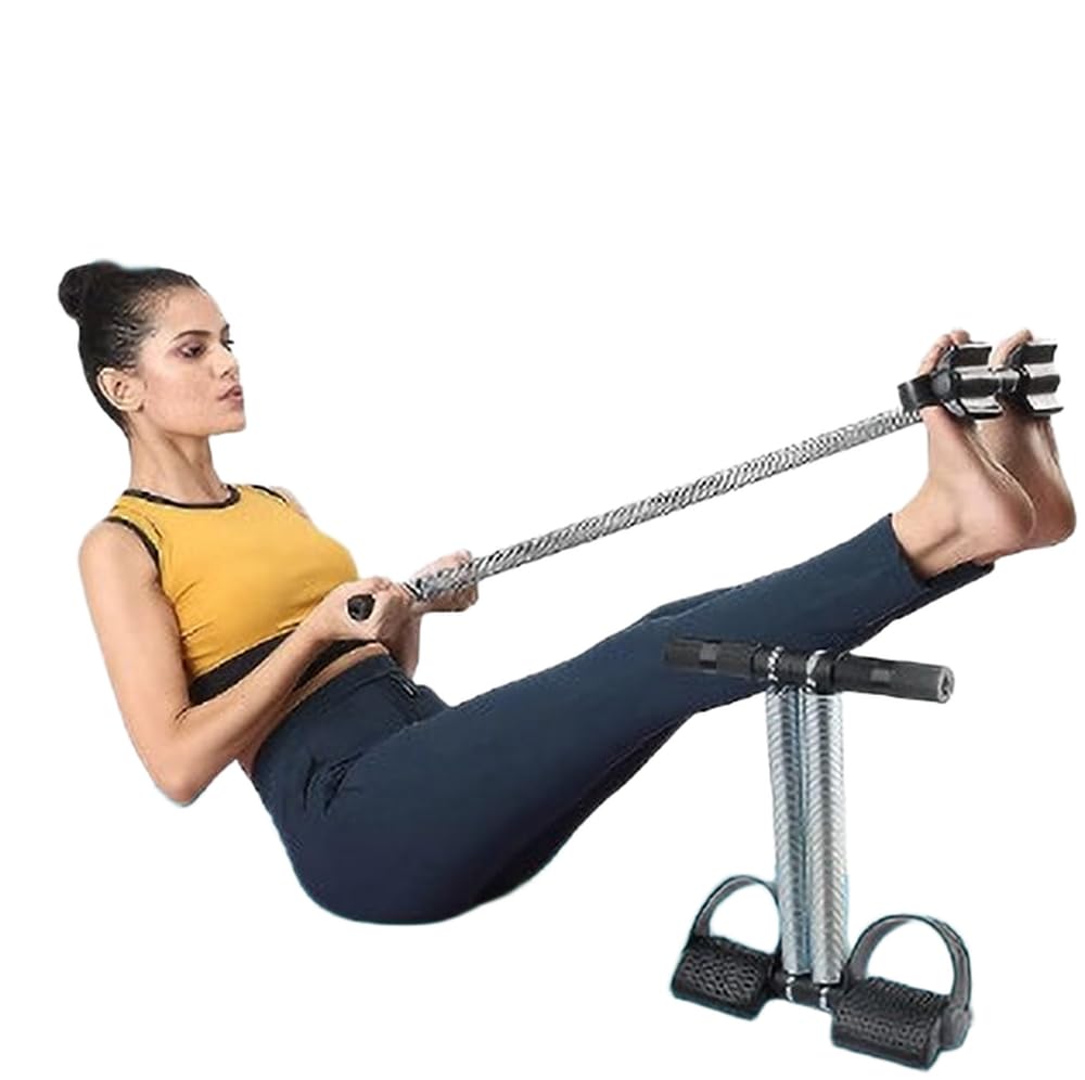 GYMFREAK Tummy Trimmer with Double Spring for Burn Calories & Tone Muscles Ab Exerciser (Black)-image-25