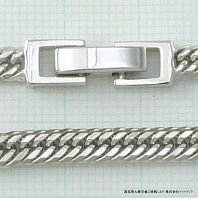 Amazon | SV925 シルバー 12面 トリプル 喜平 ネックレス 国産