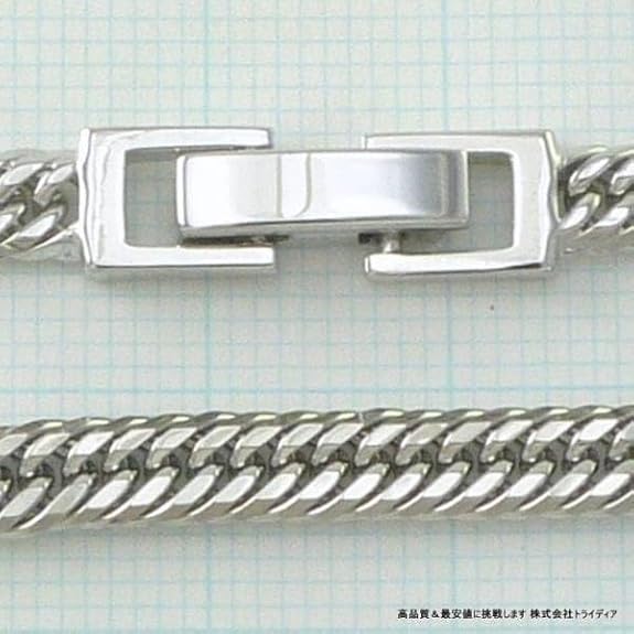 Amazon | SV925 シルバー 12面 トリプル 喜平 ネックレス 国産