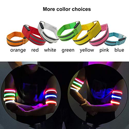 Merkts - 2 luci da corsa a LED da notte, con