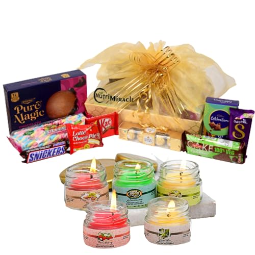 Image of NUTRI MIRACLE Chocolates Gift Pack for Diwali | Rakhi| Christmas | Birthday | Anniversary | Corporate Employees