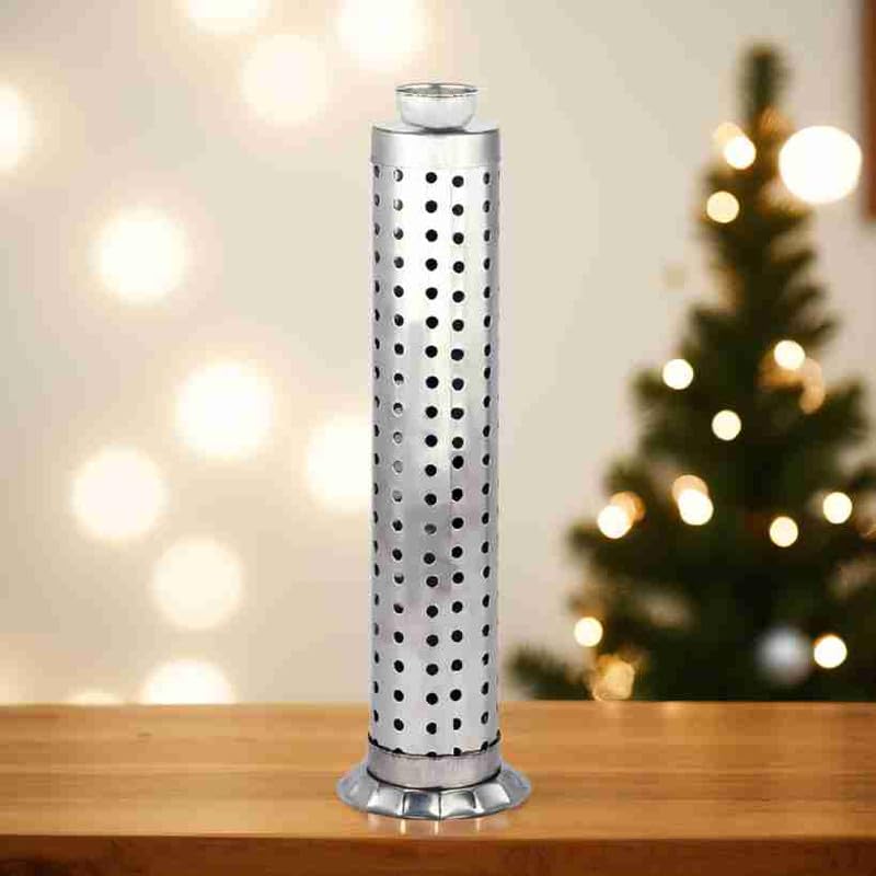 Stainless Steel Incense Stick Holder for Worship | High Durable Incense Stand| Agarbatti Holder with Ash Catcher | Silver Color | 1 pc Agarbatti Stand Holder Agarbatti Stand Holder-image-19