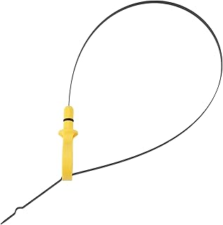 Motoforti Engine Oil Dipstick Oil Level Dip Stick Double Hole Indicator for Ford Edge V6 213 3.5L (3496cc) 2007-2012 Plastic No.BA5Z6750A Yellow