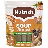 Nutrish Soup Bones Premium Dog Chews with Real Chicken and Veggies, 11 Chews, Packaging May Vary (Rachael Ray)