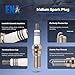 ENA Set of 6 Iridium Spark Plug Compatible with Buick Chevrolet GMC Oldsmobile Hummer Isuzu Pontiac Saab Saturn Rainier Cobalt Colorado HHR Malibu Trailblazer 2002-2012 Replacement for 41-103 12625058