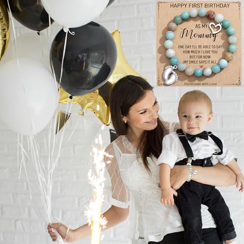 TONY & SANDY New Mom Gifts, Bracelets for First Time Moms on Mother's Day, Birthday, Christmas, Stocking Stuffers2