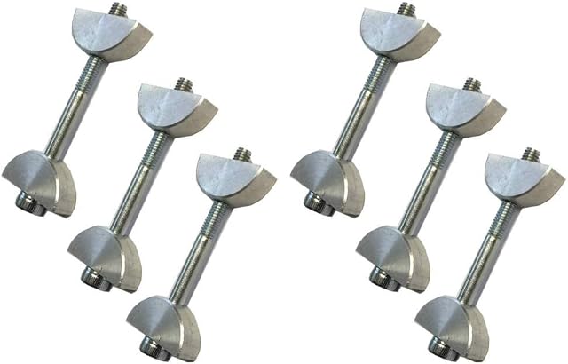 Unika Slimline Toggle Bolt for Compact Laminate Kitchen Worktop Connecting Bolts - 6 Pack