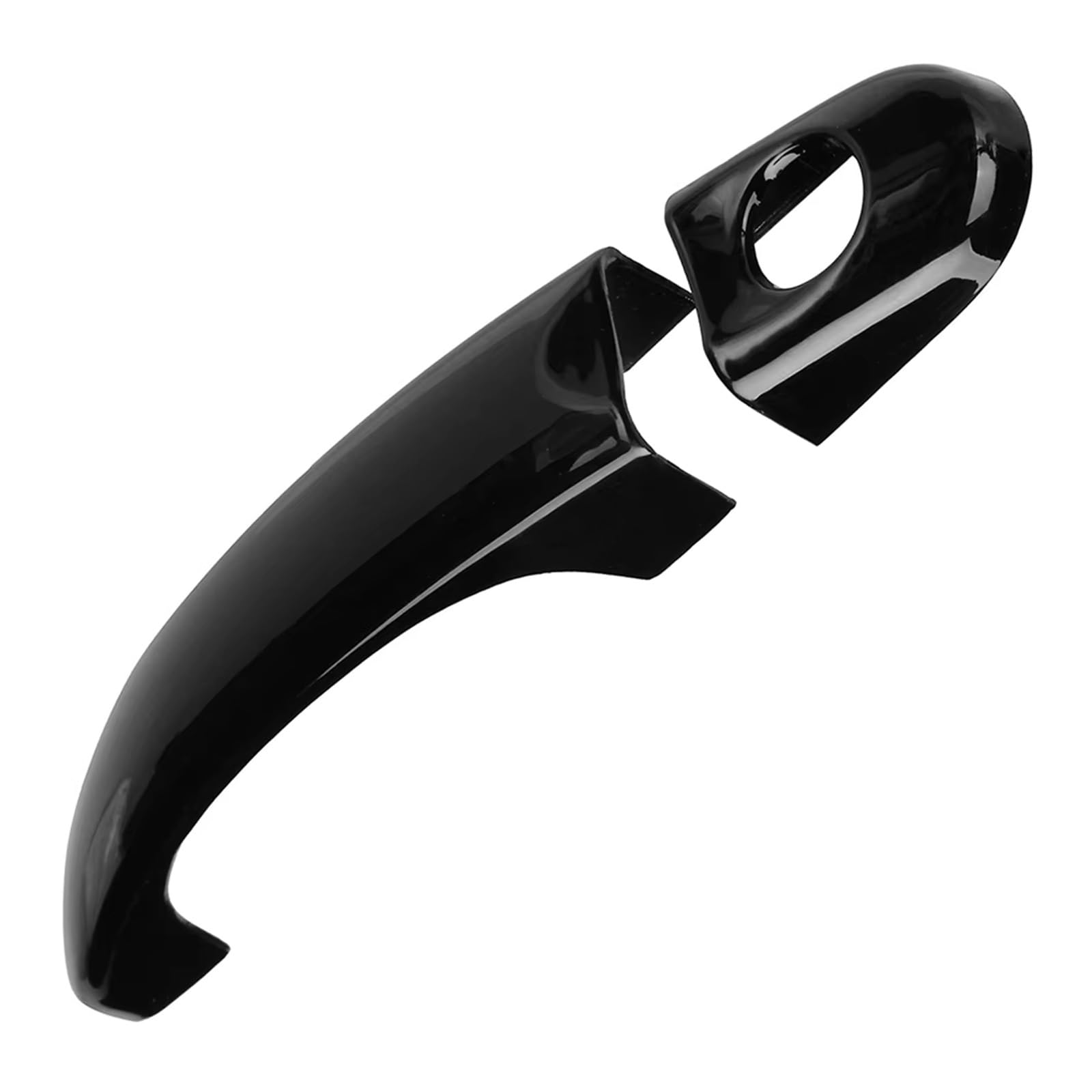 DBCKLS Vehicle Exterior Outer Door Handle for Transporter for T5 for T6 2003-2015 for Caddy for Touran Black Car Door Handle Cover Trim