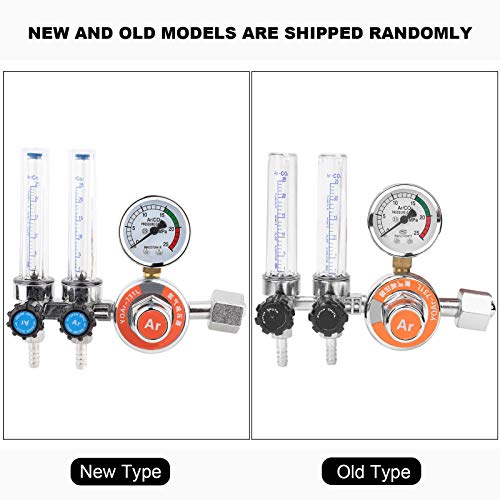 Régulateur de pression argon double tube pour éviter les fuites