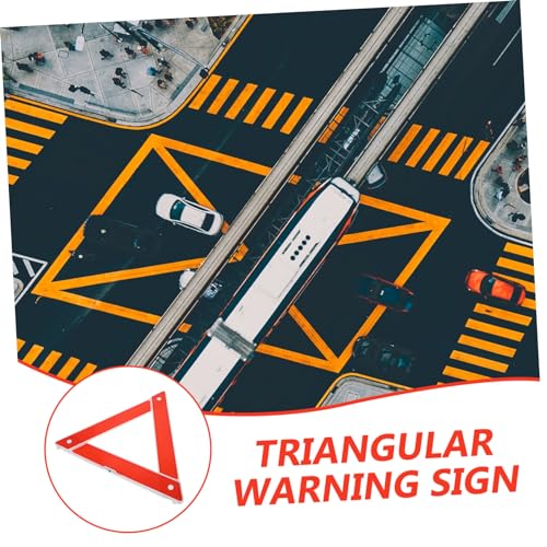 GARVALON 2pcs Triángulo De Seguridad Para Vehículos miniatura 7
