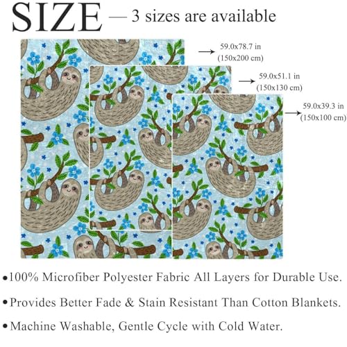 Couverture polaire chaude en microfibre isolante et douce 150x100cm