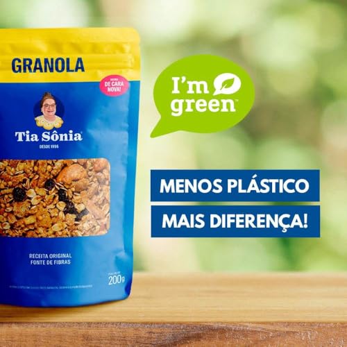 Tia Sônia, Kit 6 Granola Tradicional Castanha Coco Fruta Tia Sônia