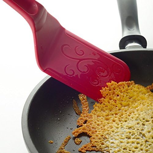 Miniatura 2 de Norpro - Espátula rígida de nailon resistente al calor, raspador de ollas y sartenes (1 paquete, negro)