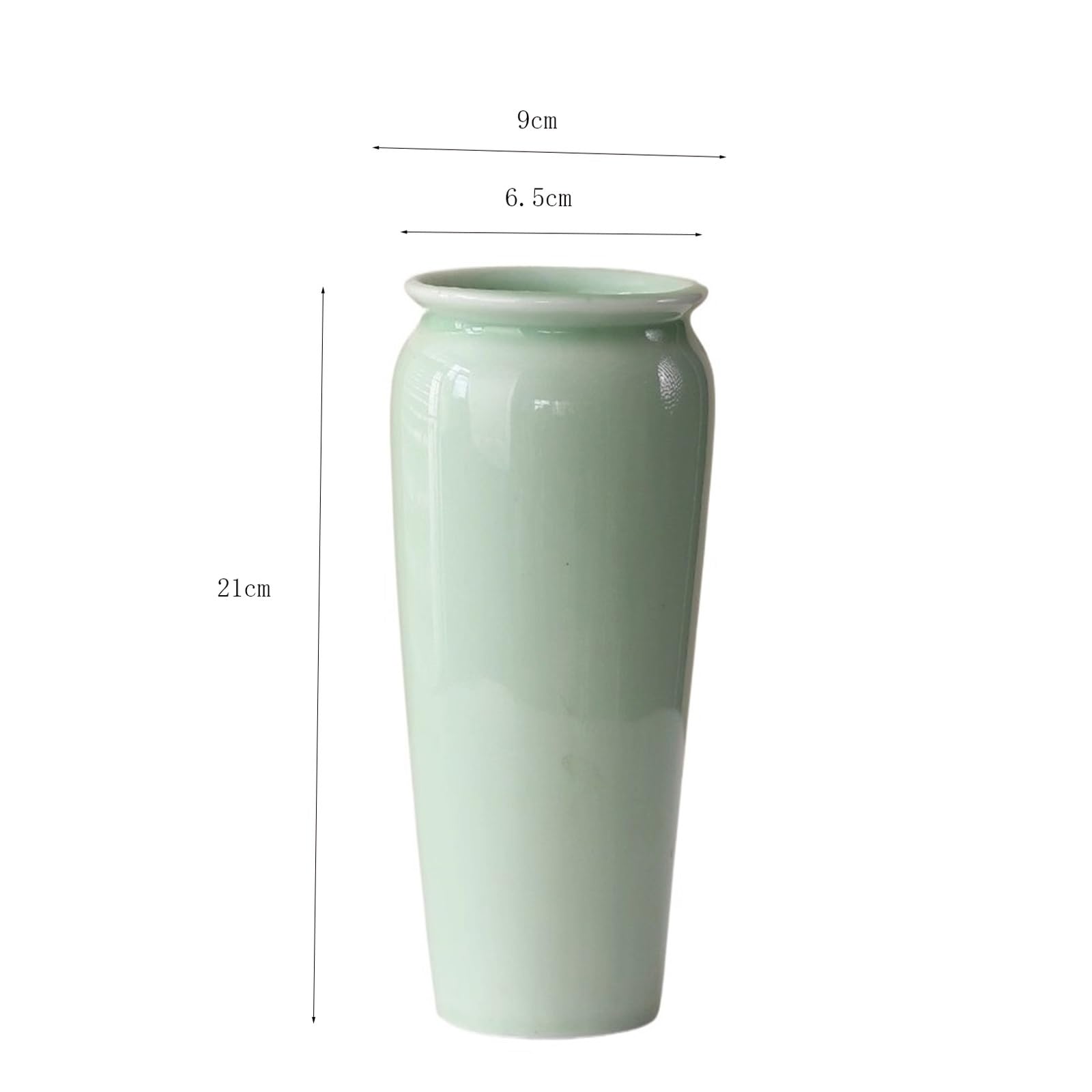 Casa Vaso in ceramica in stile cinese alto 21 cm for soggiorno