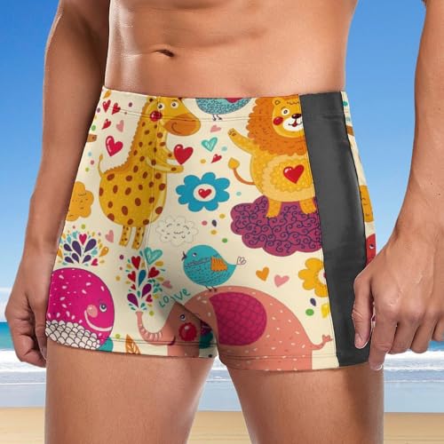 Swimming trunks de natation premium imprimés graphiques animaux - 2