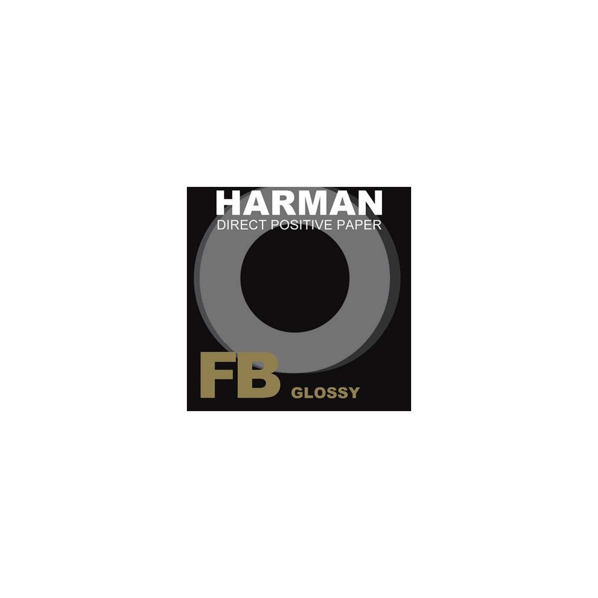 'Harman 1171189 – Papier Direct positif 11 x 14, brillance, 10 feuilles, couleur noir