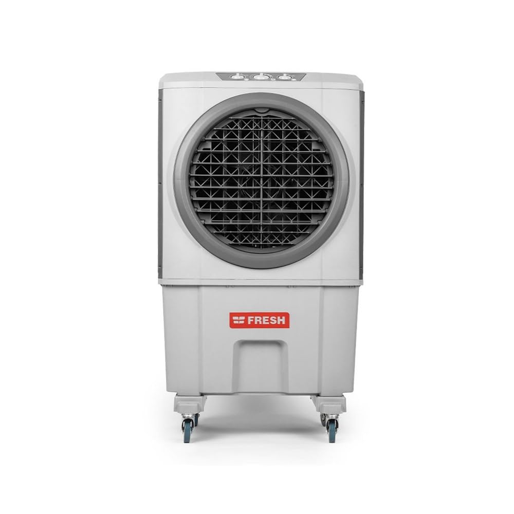 Raffrescatore evaporativo portatile ad acqua 60 litri, 210 watt, per 45 mq, 3 velocità Fresh