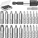 Produktbild 22-teiliges Schraubenausdreher-Set für abisolierte, gebrochene, beschädigte Schrauben  Entferner-Kit mit Bohrern, Ausziehern, Bit-Verlängerung und Steckschlüssel-Adapter von Mata1