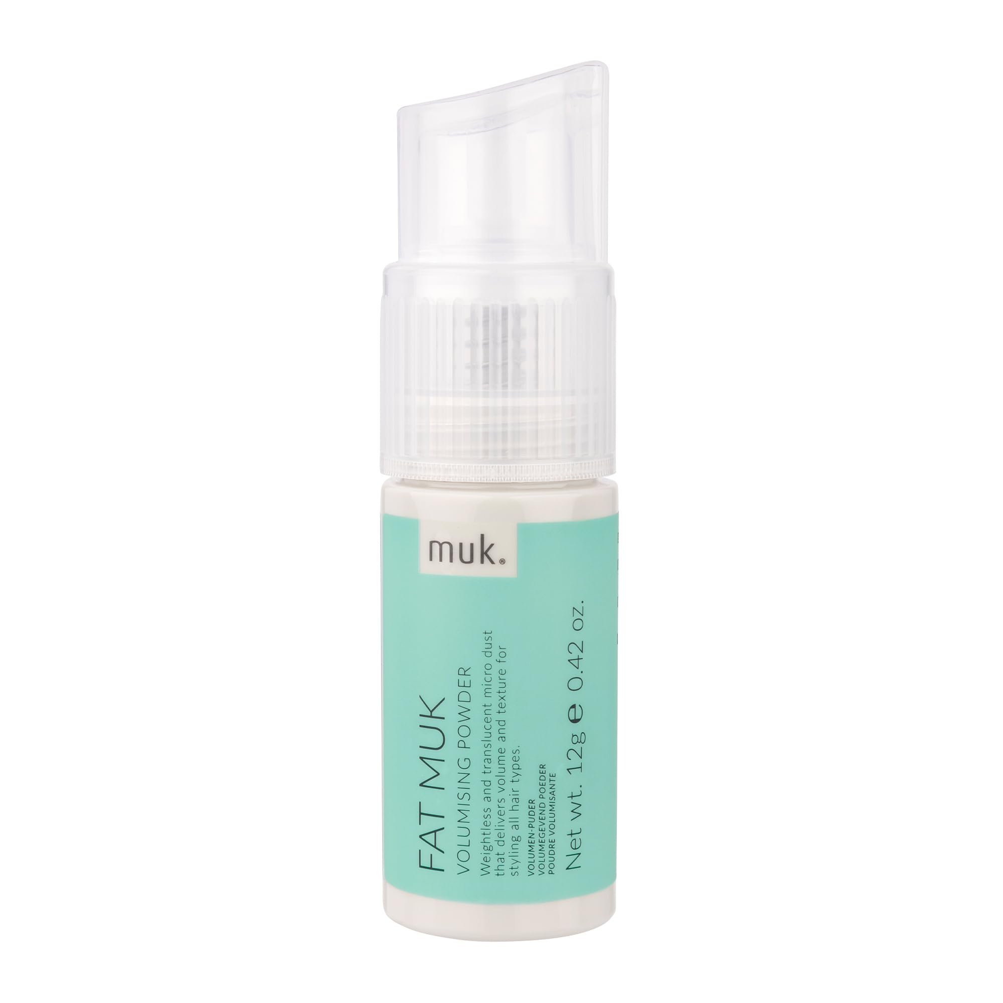 MUK FAT Volumizing Hair Powder - Weightless Translucent Root Lifting Styling Product for All Hair Types - Adds