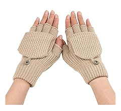 【WTAPS】finger less knit glove TYAGY Winter Fingerless Convertible Warm Half Finger Mitten