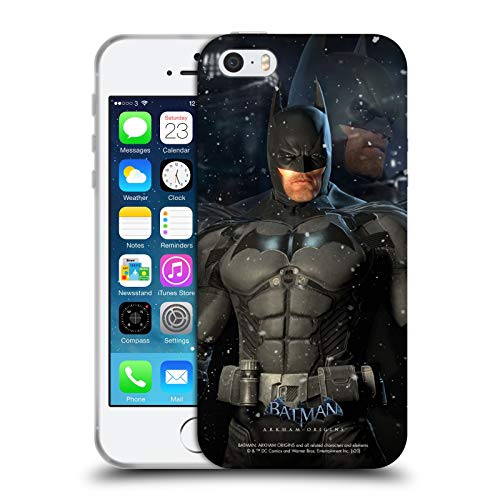 Head Case Designs Officially Licensed Batman Arkham Origins Batman Characters Soft Gel Case Compatible with Apple iPhone 5 / iPhone 5s / iPhone SE 2016