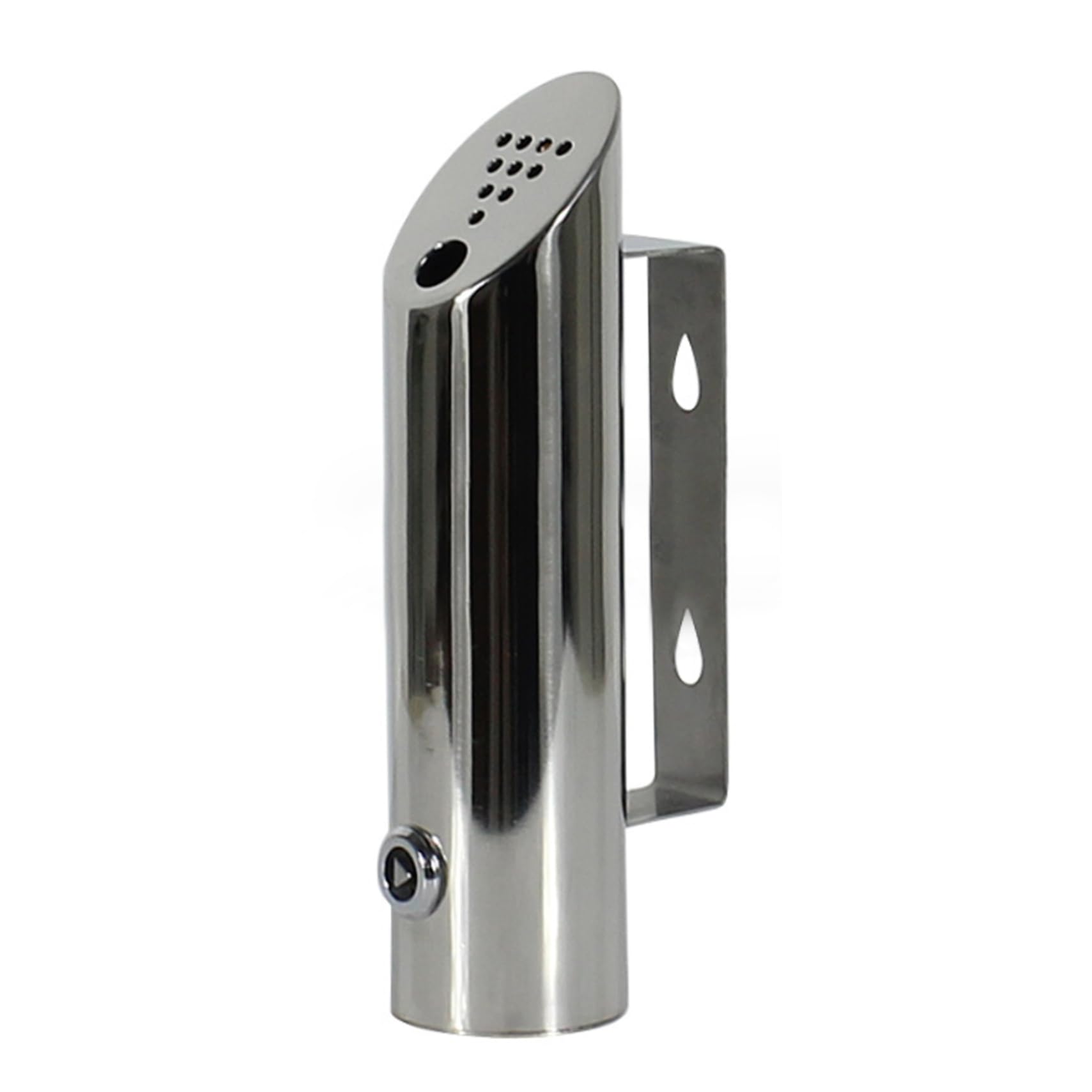 Stainless Steel Wall Mounted Outdoor Ashtray, Waterproof Easy Clean Public Ashtray for Mall Hotel Lobby Elevator Entrance KTV, 1.97x7.87inch
