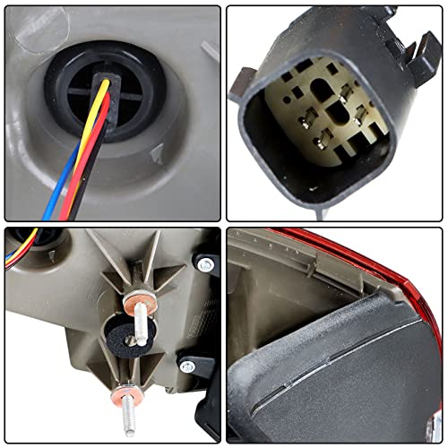 Antuko 2-Pack Tail Light Rear Light Brake Lamp Led Right And Left Side Replacement For 2017-2020 Fusion #TOP4